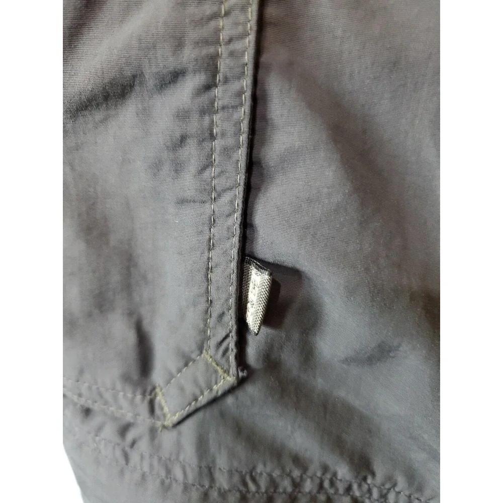 Rei Co-op Pants Mens L Green Cargo Pockets Convertible Hiking 32Wx29L Zip Off